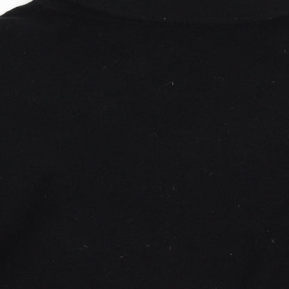 Womens UK Size 10 Passport Black Cardigan Jumper