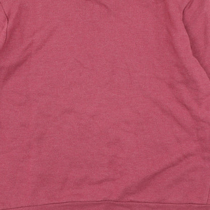 Crafted Mens Red   Pullover Sweatshirt Size S