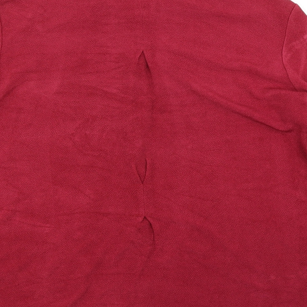 Orvis Womens Red   Basic Button-Up Size M