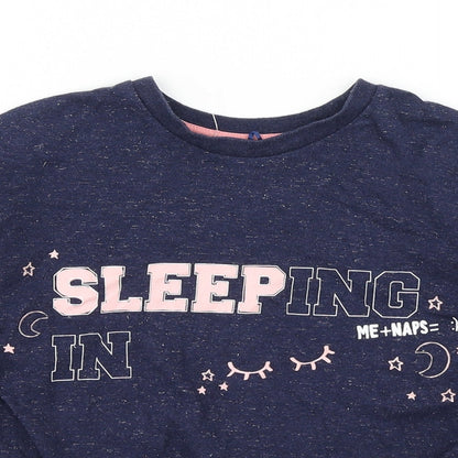 George Girls Blue   Pullover Sweatshirt Size 8-9 Years