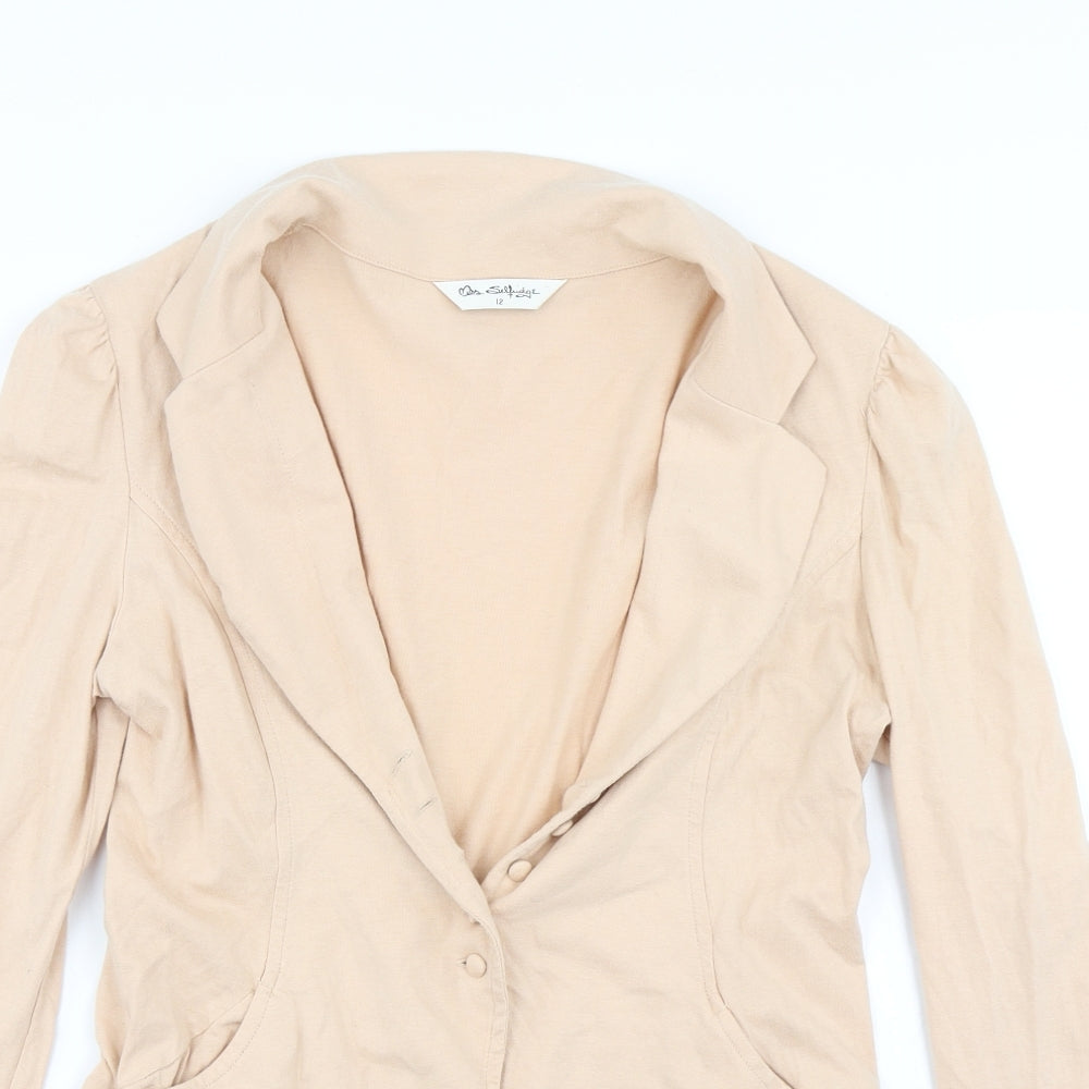 Womens UK Size 12 Miss Selfridge Pink Jacket