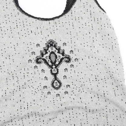 Womens UK Size 14 G21 Grey Basic Tank