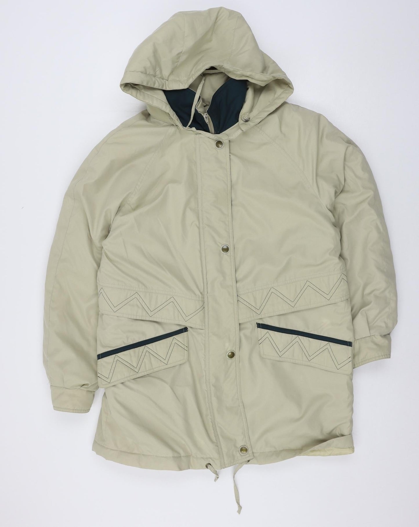 Womens UK Size 14 Jessica Reid Beige Parka Coat