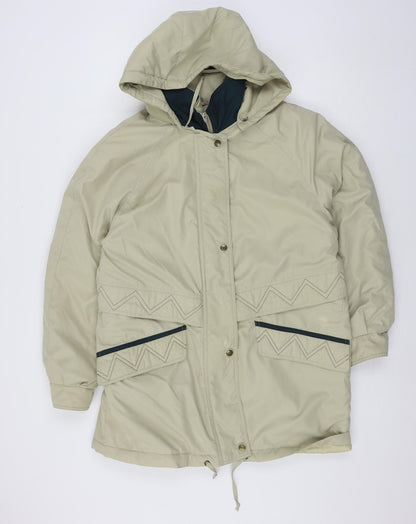 Womens UK Size 14 Jessica Reid Beige Parka Coat