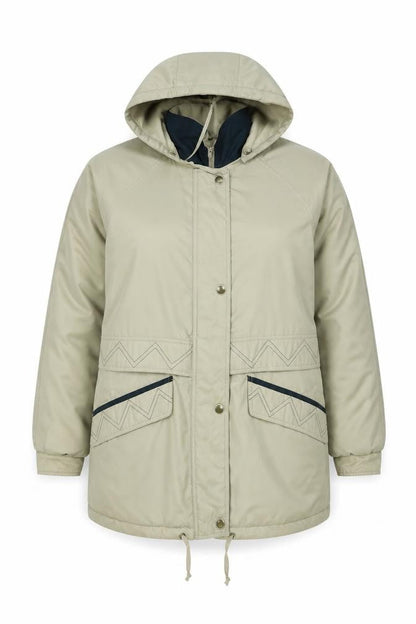 Womens UK Size 14 Jessica Reid Beige Parka Coat