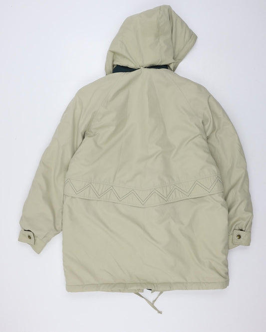 Womens UK Size 14 Jessica Reid Beige Parka Coat