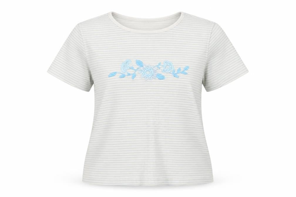 Womens UK Size M Bonmarché White Basic T-Shirt
