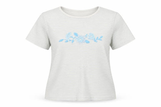 Womens UK Size M Bonmarché White Basic T-Shirt