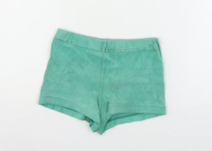 St Micheal Girls Green  Jersey Sweat Shorts Size 7-8 Years