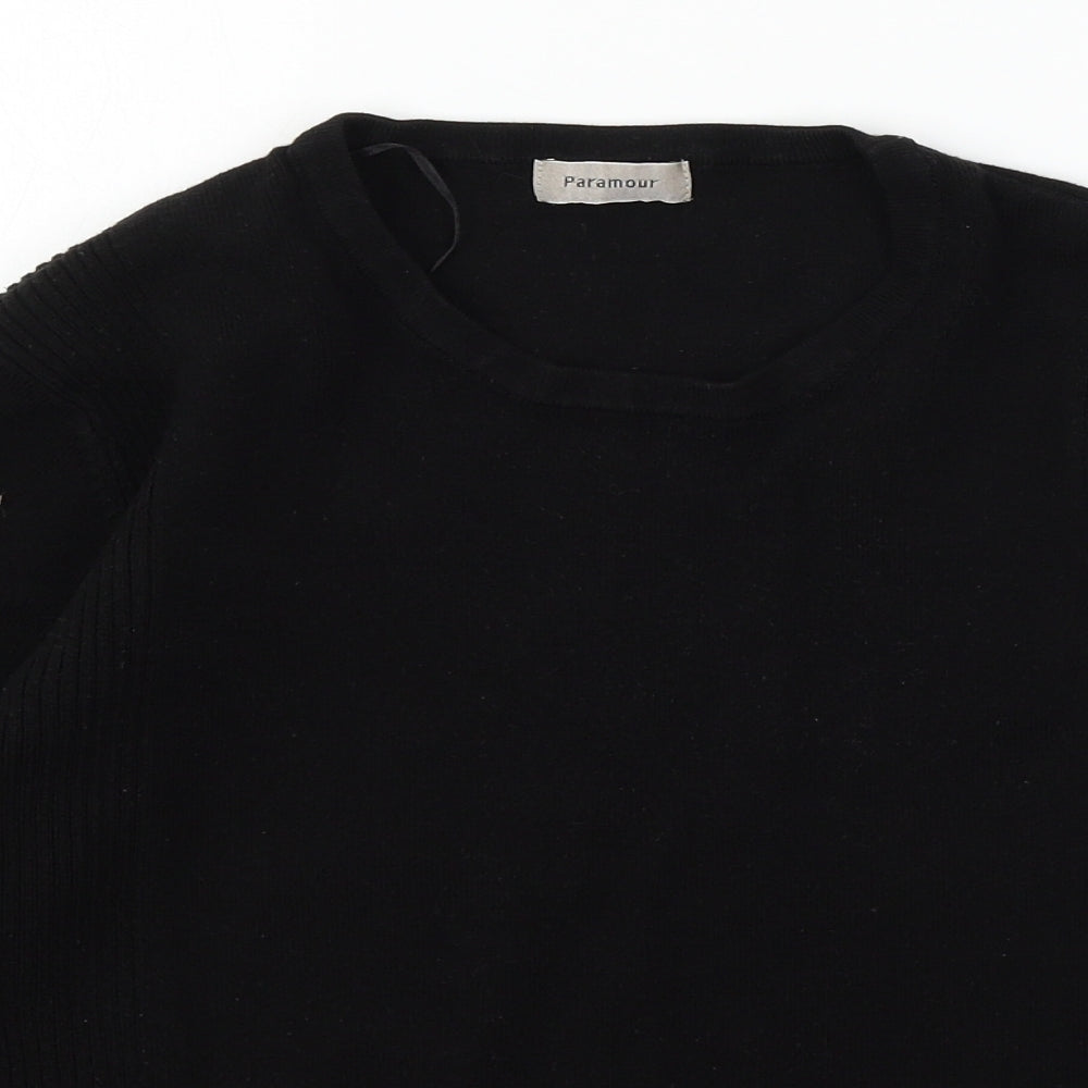 Womens UK Size XL Paramour Black Pullover Jumper