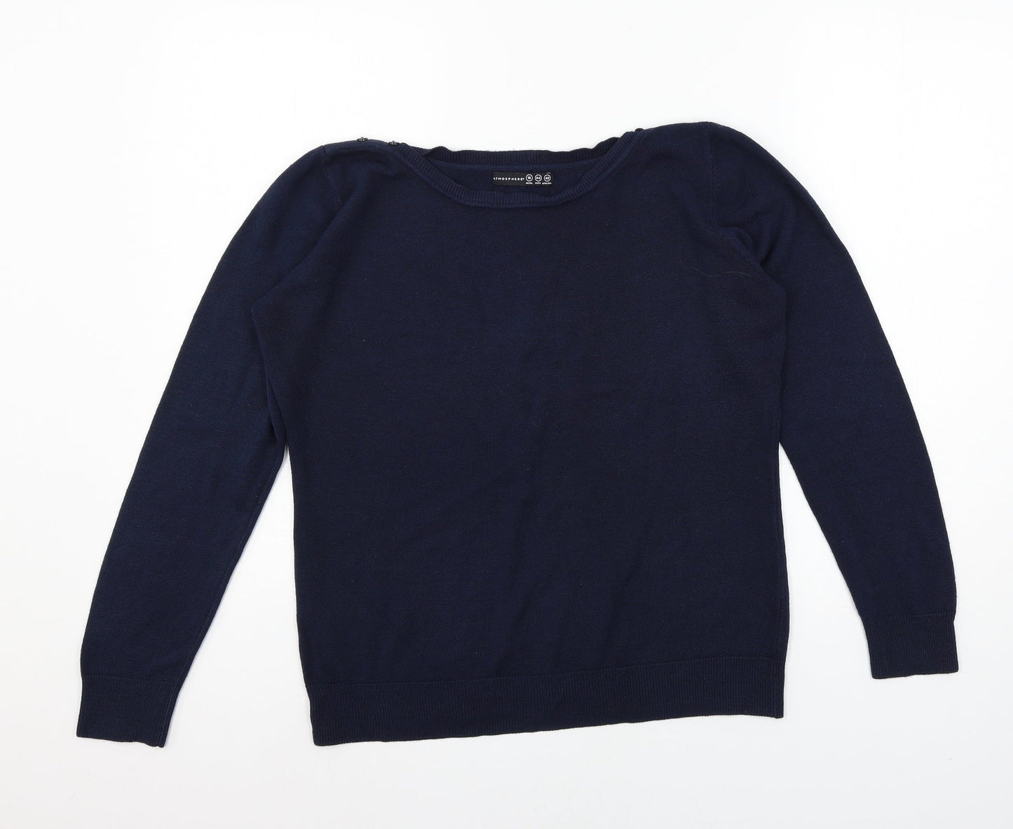 Womens UK Size 16 Atmosphere Blue Pullover Jumper