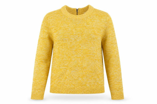Peacocks Womens Yellow  Knit Pullover Jumper Size L