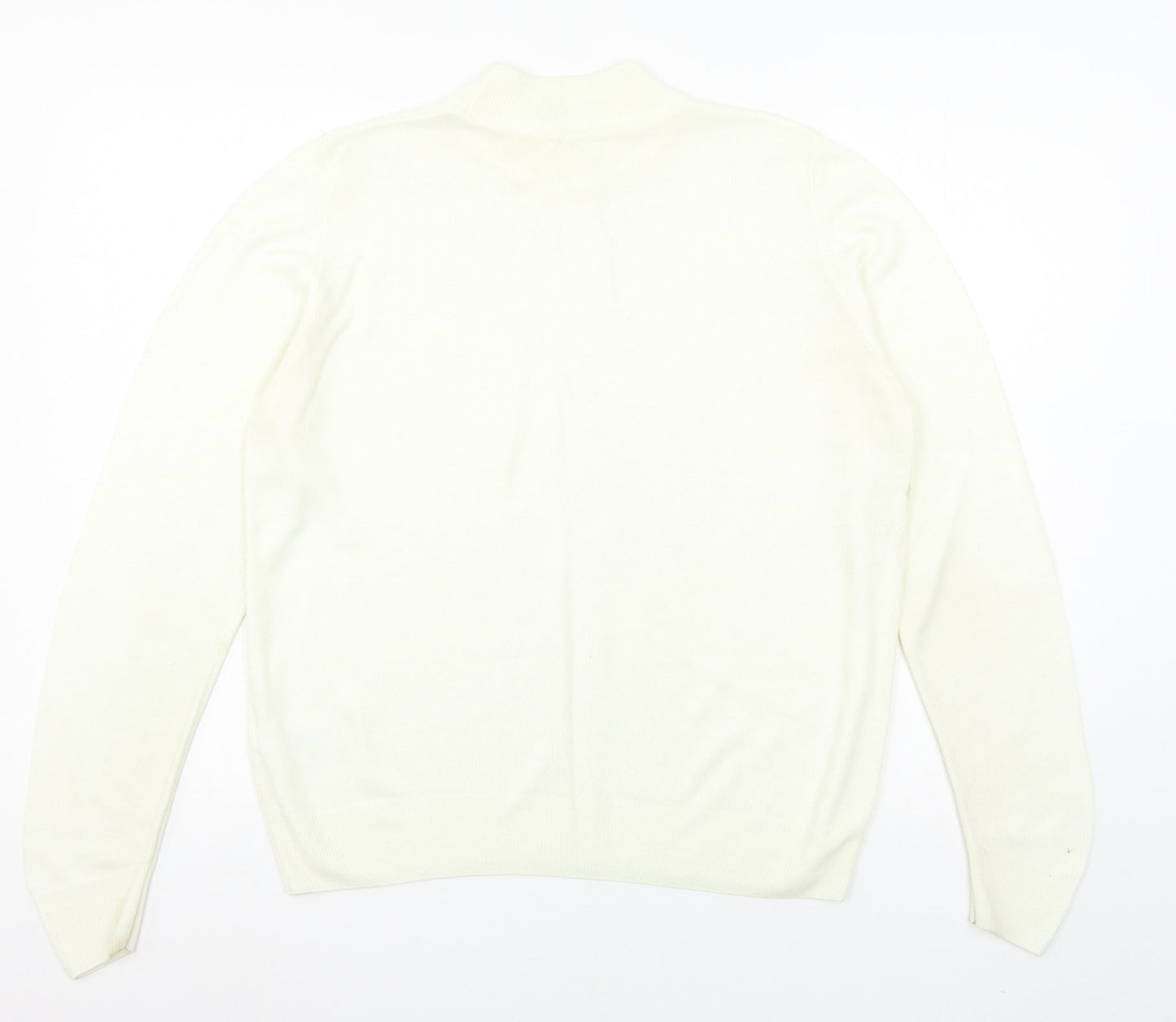 Womens UK Size 10 St Michael White Pullover Jumper