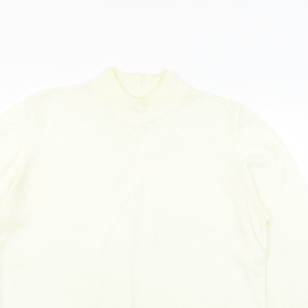Womens UK Size 10 St Michael White Pullover Jumper