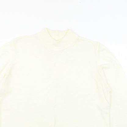 Womens UK Size 10 St Michael White Pullover Jumper