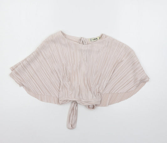 Womens UK Size XS Love Pink Basic Blouse