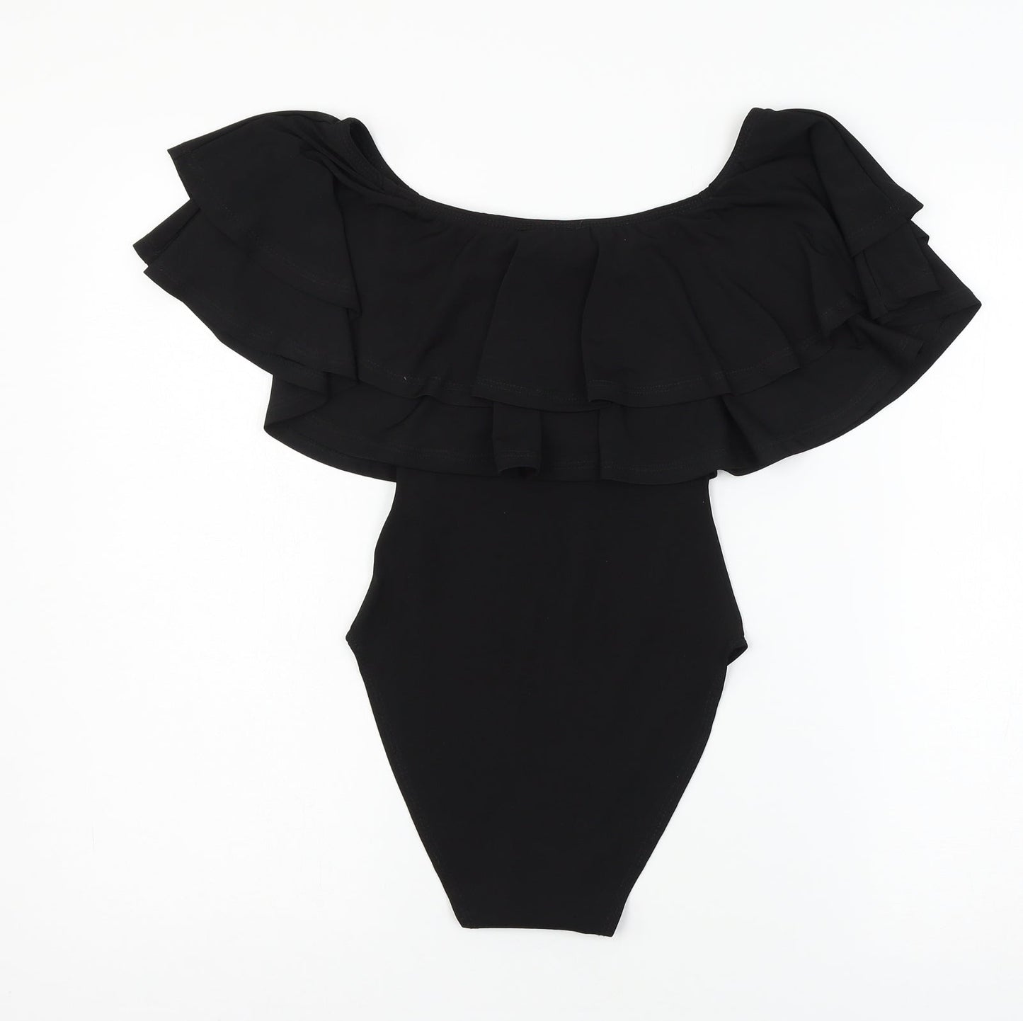 New Look Womens Black   Bodysuit One-Piece Size 6