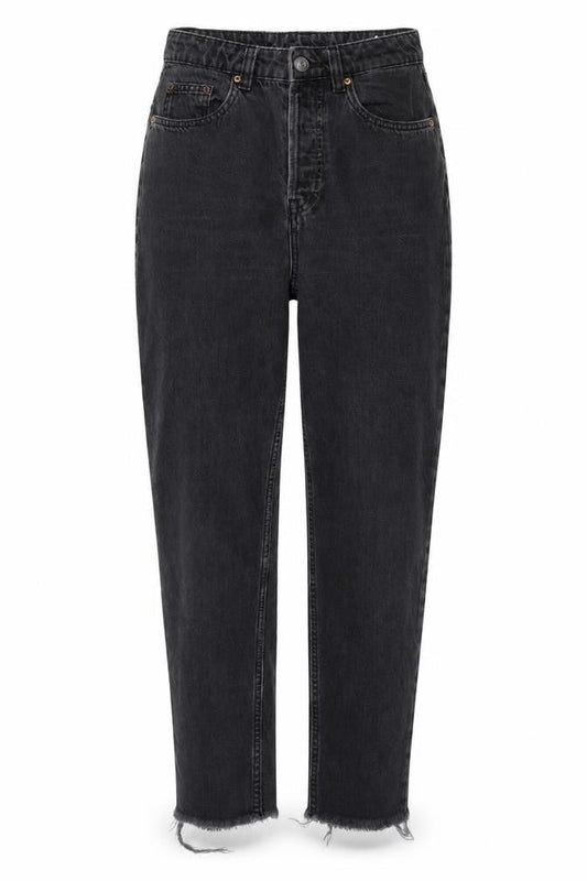 Womens UK Size 8 Divided Regular Fit Mom Grey Jeans