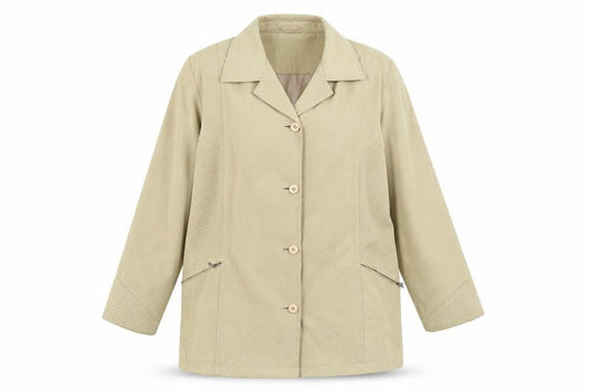 Womens UK Size 14 Klass Beige Pea Coat