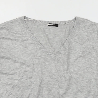 F&F Womens Grey  Knit Pullover Jumper Size 18