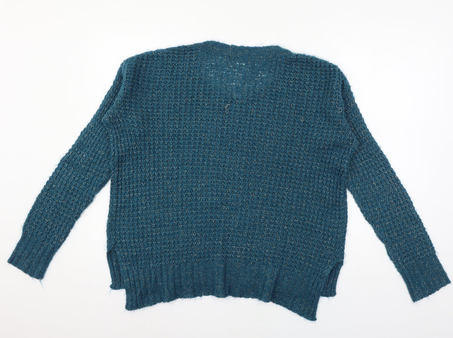 George Womens Blue  Knit Pullover Jumper Size 12