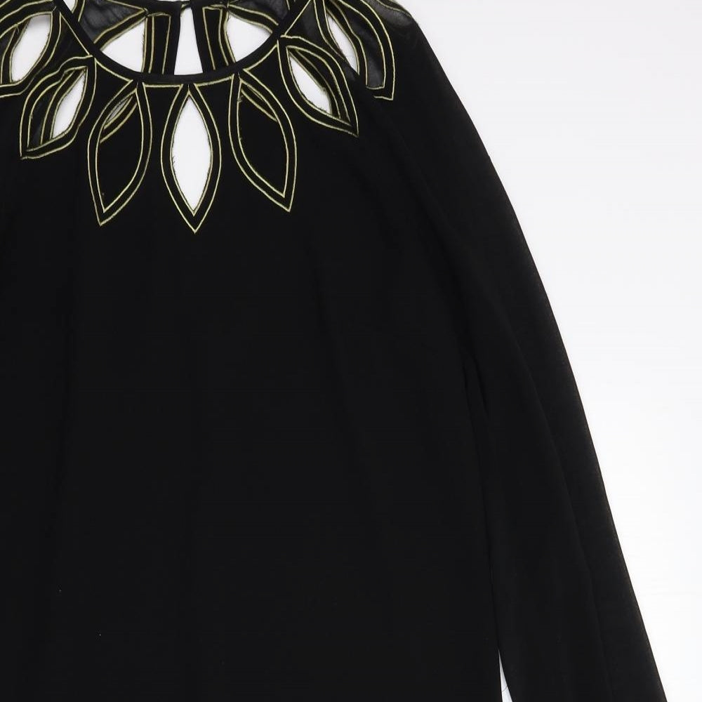 Warehouse Womens Black   A-Line  Size 12