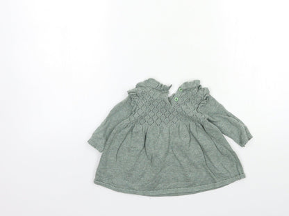 NEXT Baby Green   Jumper Dress  Size 0-3 Months