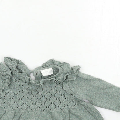 NEXT Baby Green   Jumper Dress  Size 0-3 Months