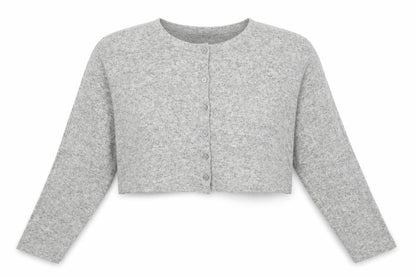 Womens UK Size 10 Misspap Grey Cardigan Jumper