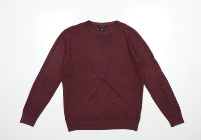 Cedar Wood State Mens Red  Knit Pullover Jumper Size M