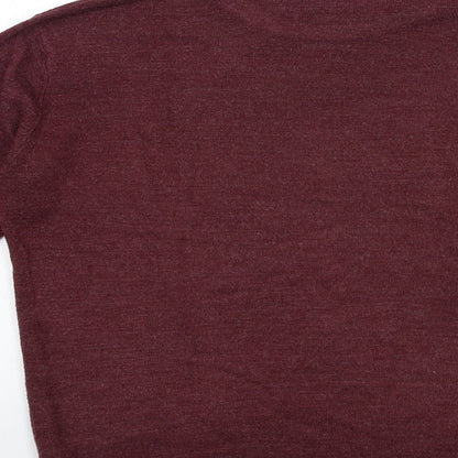 Cedar Wood State Mens Red  Knit Pullover Jumper Size M