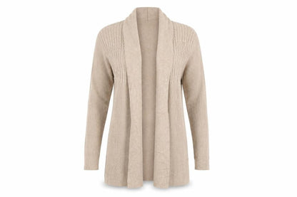Bonmarché Womens Beige Knit Cardigan Jumper Size M