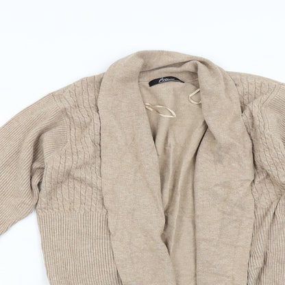 Womens UK Size M BM Collection Beige Cardigan Jumper