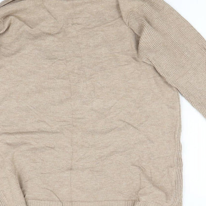 Womens UK Size M BM Collection Beige Cardigan Jumper