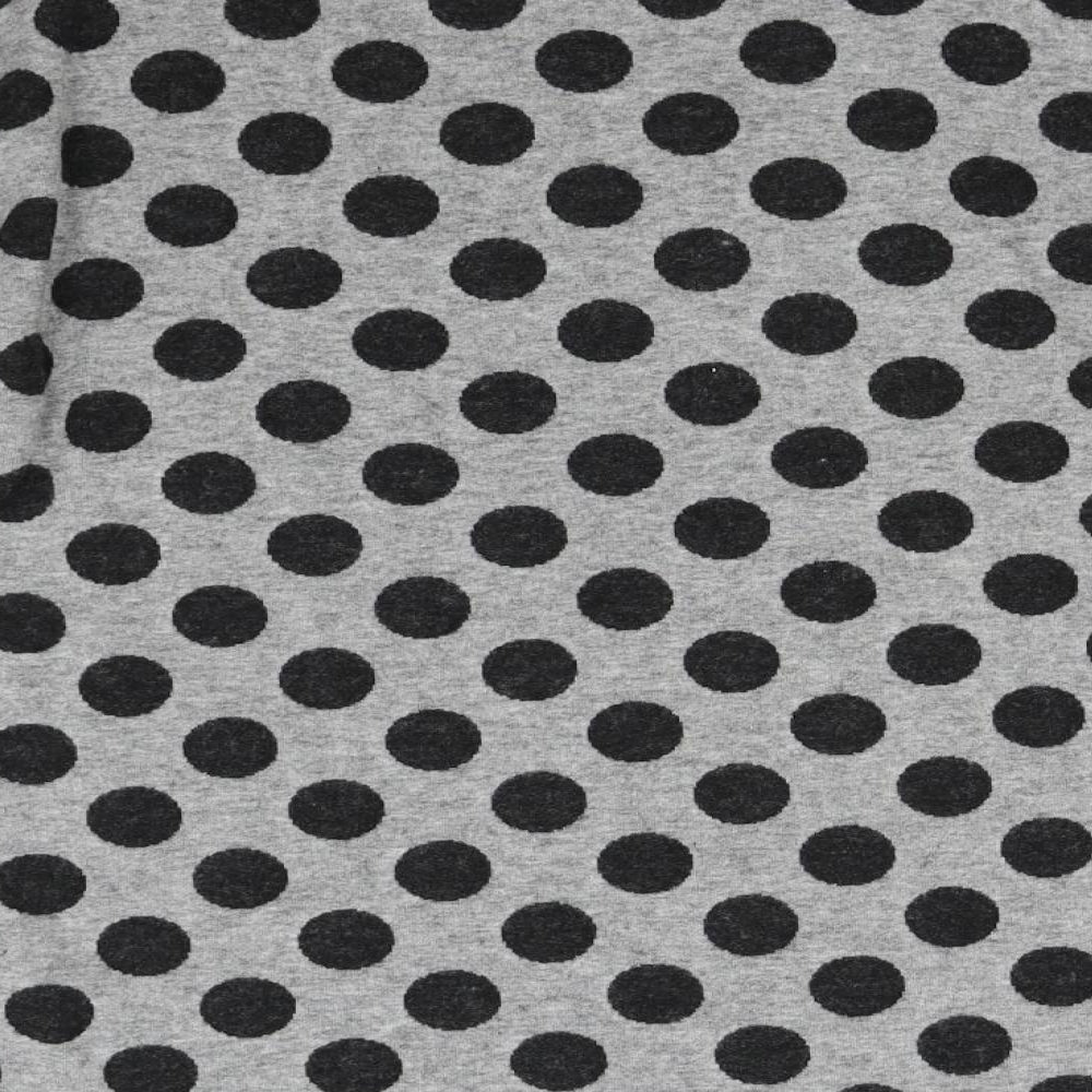 TU Womens Grey Polka Dot Knit Pullover Jumper Size 10