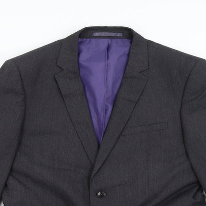 Mens UK Size 40 M&S Regular Grey Suit Jacket