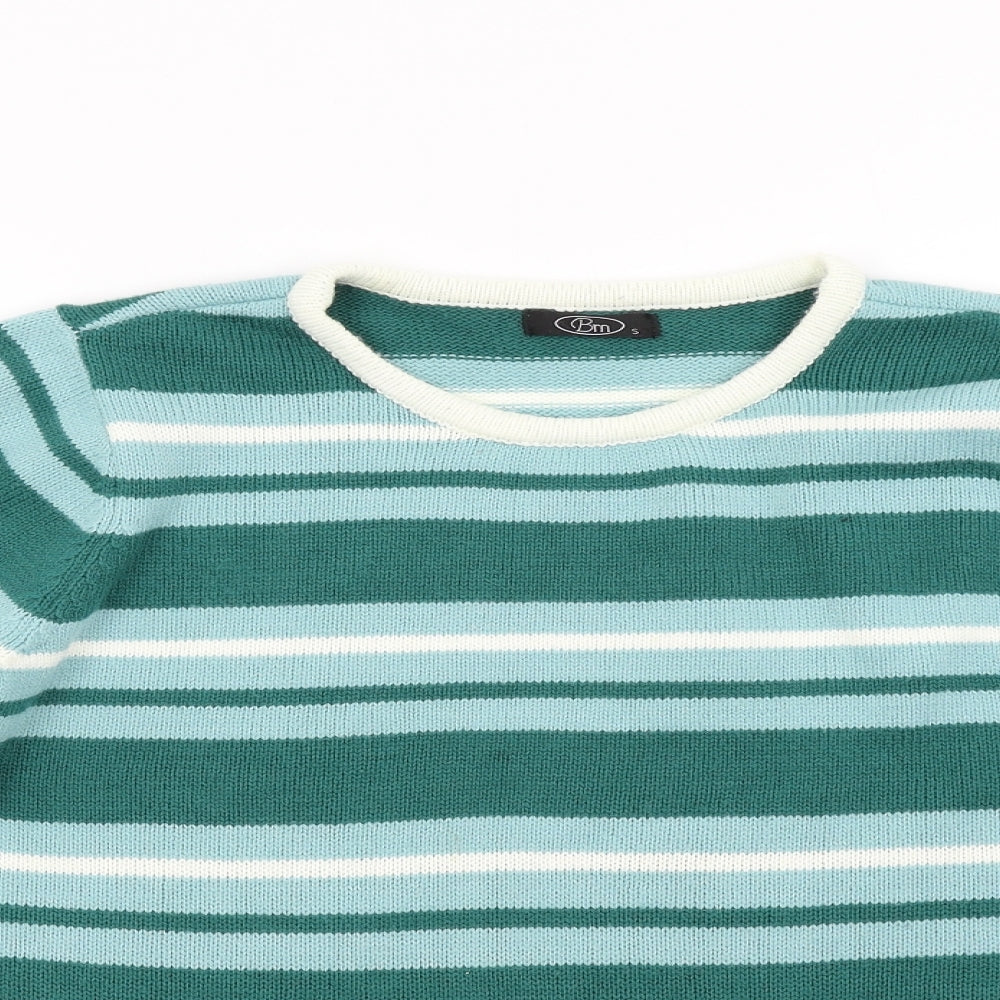 Womens UK Size S BM Green Pullover Jumper