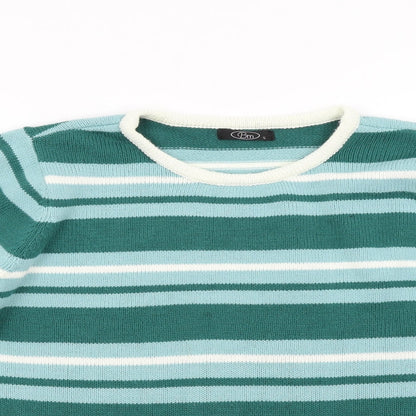Womens UK Size S BM Green Pullover Jumper