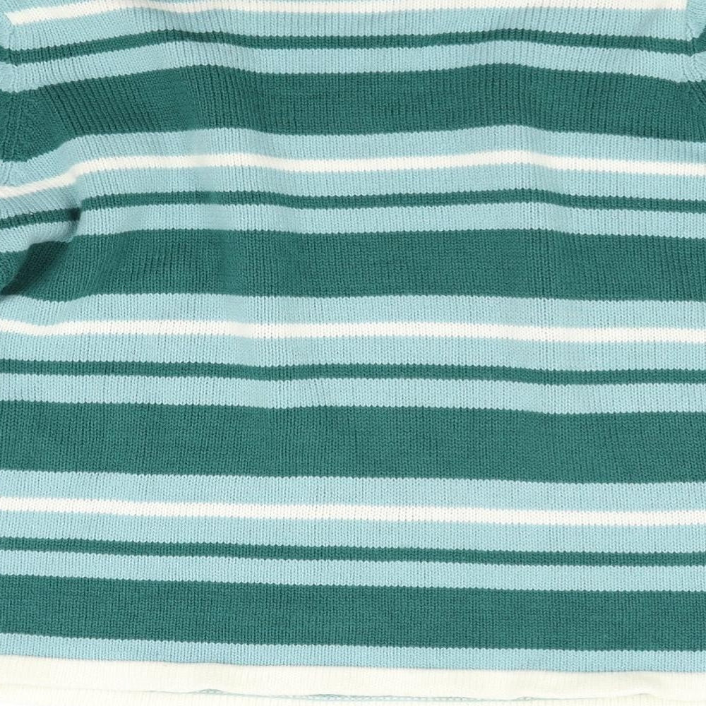 Womens UK Size S BM Green Pullover Jumper