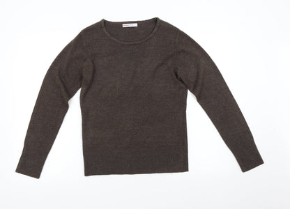 Womens UK Size 12 Matalan Brown Pullover Jumper