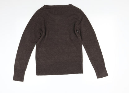 Womens UK Size 12 Matalan Brown Pullover Jumper