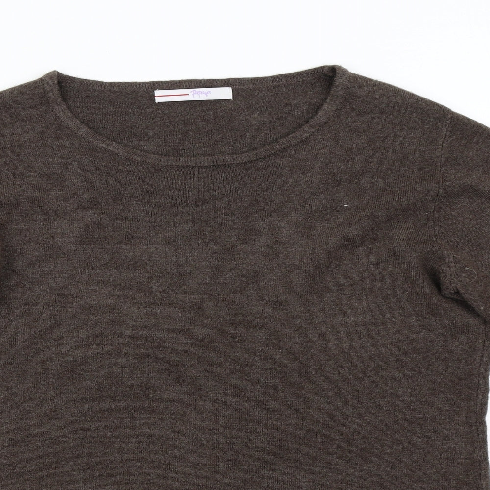 Womens UK Size 12 Matalan Brown Pullover Jumper