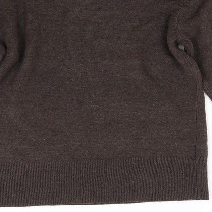 Womens UK Size 12 Matalan Brown Pullover Jumper