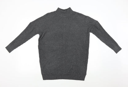 Womens UK Size 10 M&Co Grey Pullover Jumper