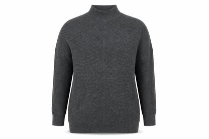 Womens UK Size 10 M&Co Grey Pullover Jumper