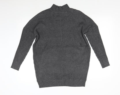 Womens UK Size 10 M&Co Grey Pullover Jumper
