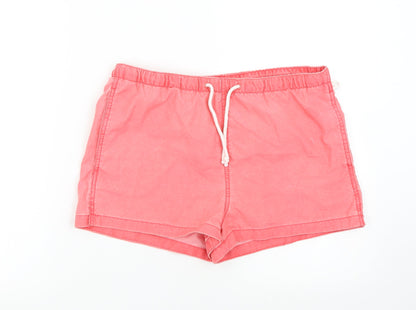 H&M Womens Pink   Utility Shorts Size S