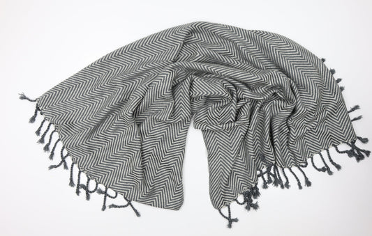 Colours Womens Grey Geometric   Shawl/Wrap