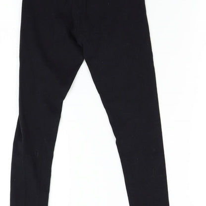 NEXT Girls Black   Carrot Trousers Size 10 Years