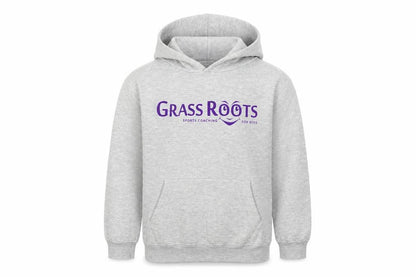 Cotton Ridge Girls Grey   Pullover Hoodie Size 9-10 Years  - Grass Roots Sports Coaching